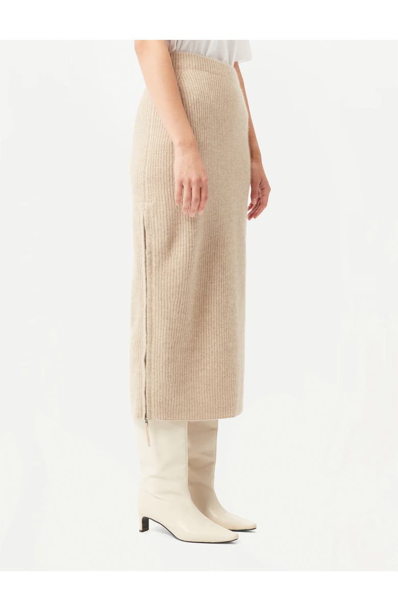 GOBI Mongolian Cashmere Cashmere Skirt with Zip, Alternate, color, 
