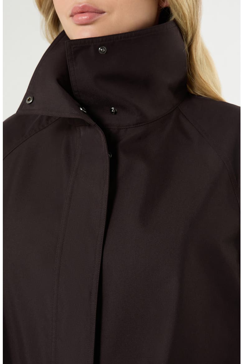 Talamo Raincoat, Alternate, color, BROWN