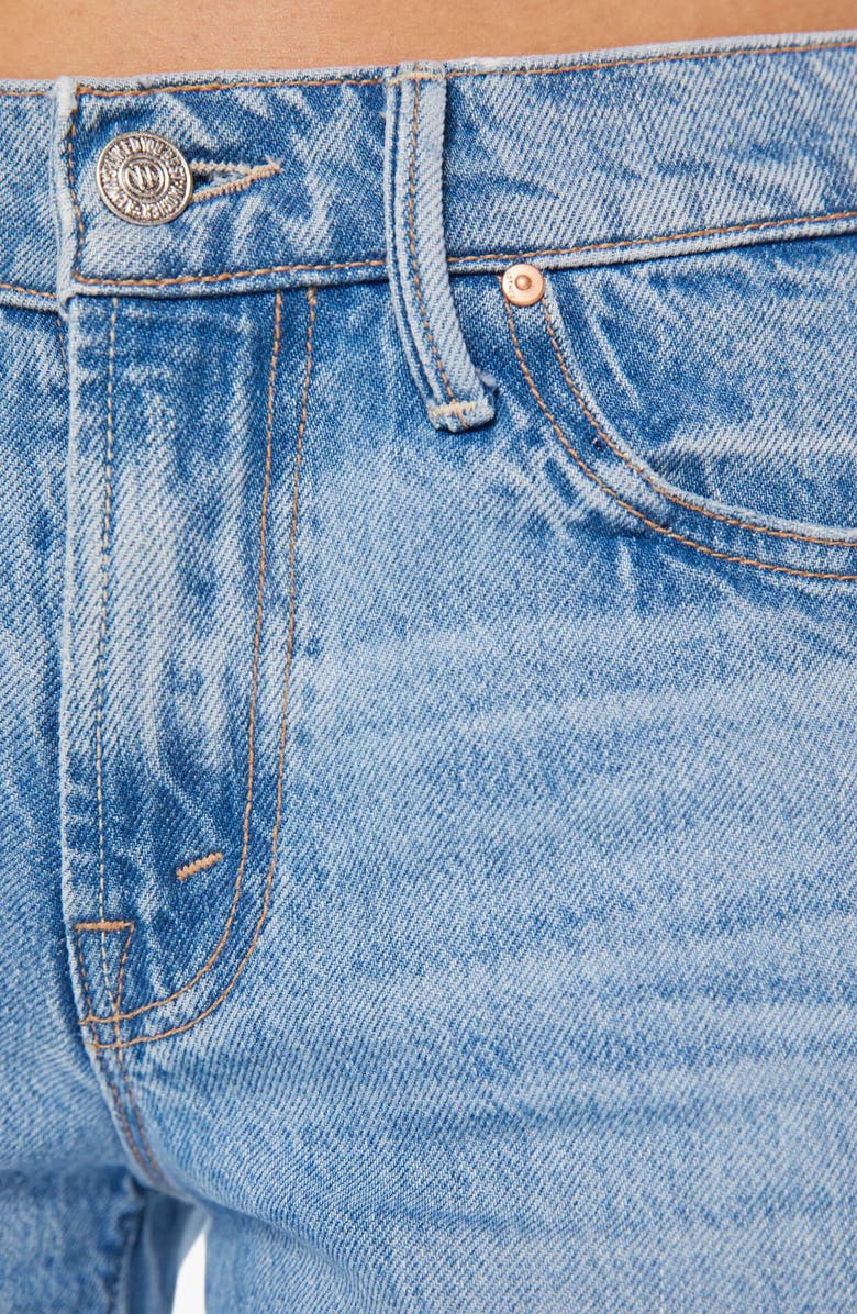 MOTHER Down Low Undercover Cutoff Denim Shorts, Alternate, color, 