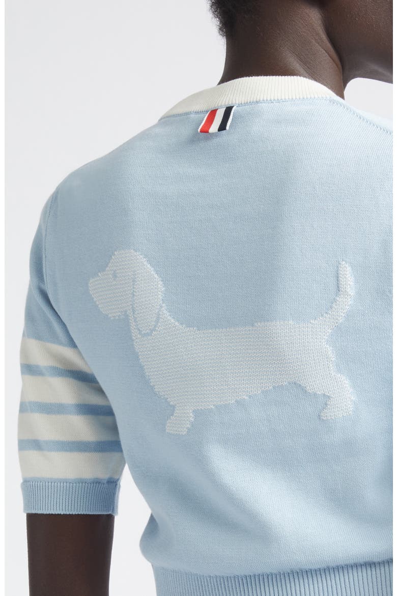 Hector Short Sleeve Sweater, Alternate, color, LIGHT BLUE