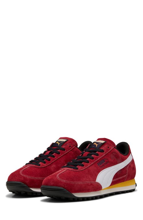 Puma Easy Rider Road To Unity Men's Sneakers In Dark Crimson- White