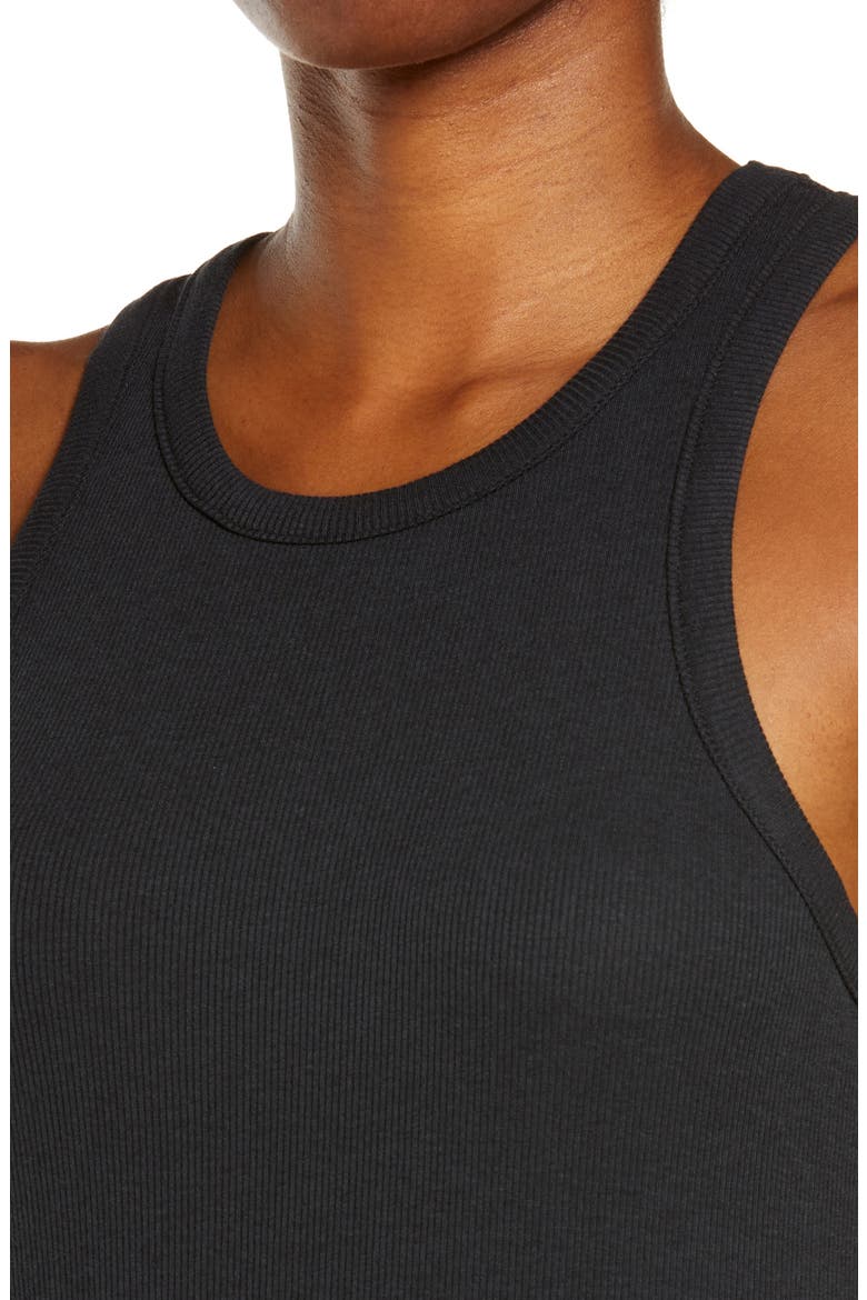 Ease Into It Midi Tank Dress, Alternate, color, BLACK