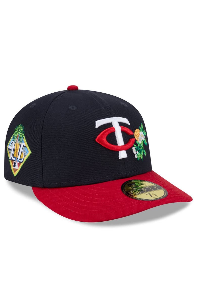 Men's New Era  Navy/Red Minnesota Twins 2026 Spring Training 59FIFTY Fitted Hat, Main, color, Navy