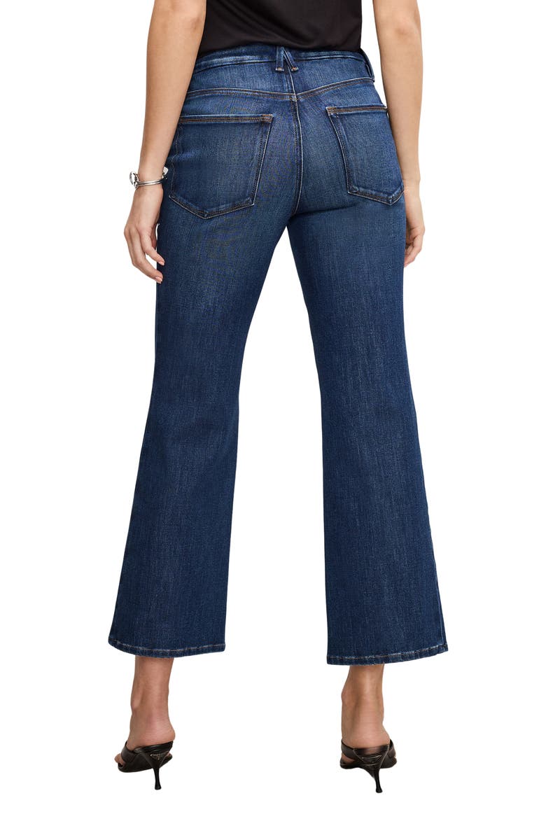 Soft-Tech Good Crop Bootcut Jeans, Alternate, color, INDIGO977
