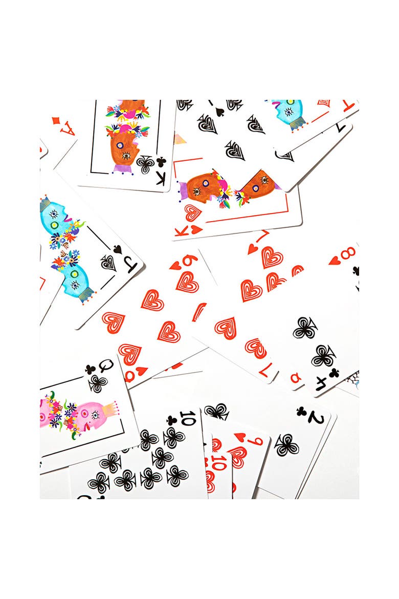 Playing Cards, Madeleine Stamer, Standard 54 Card Deck, Alternate, color, Multicolored