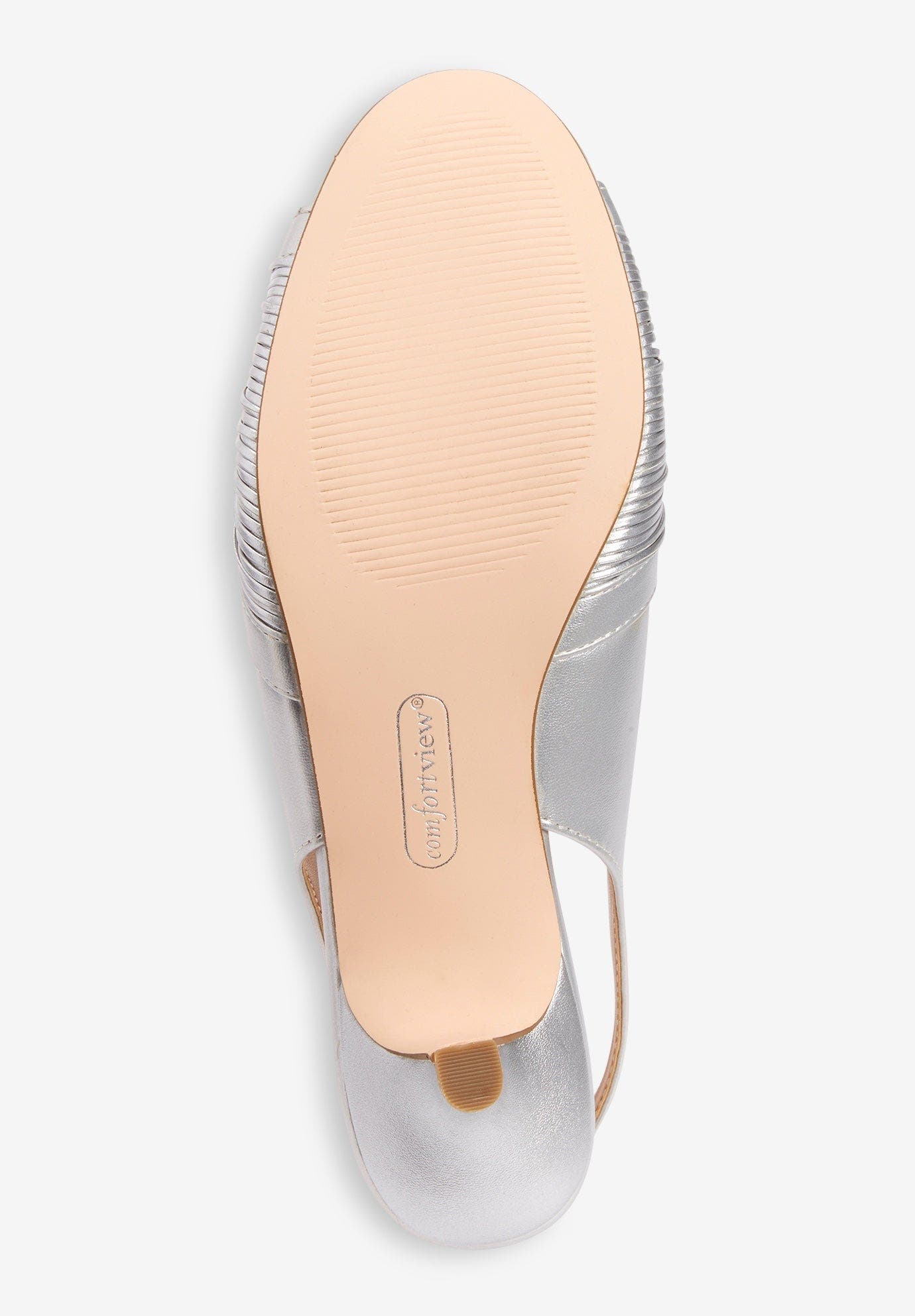 The Katelyn Slingback, Alternate, color, SILVER