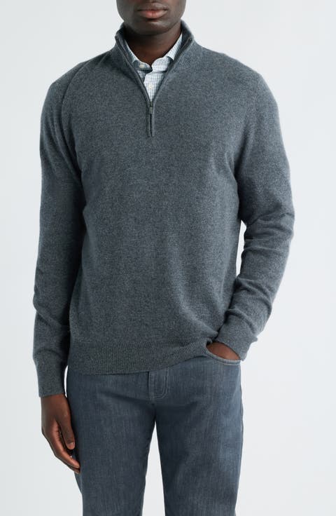 Quarter Zip Cashmere Sweater