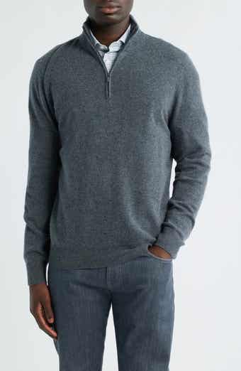Nordstrom Quarter Zip Cashmere Sweater