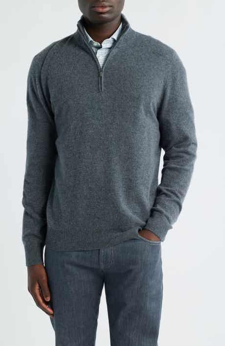 Nordstrom Quarter Zip Cashmere Sweater