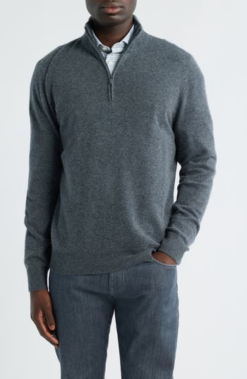 Quarter Zip Cashmere Sweater