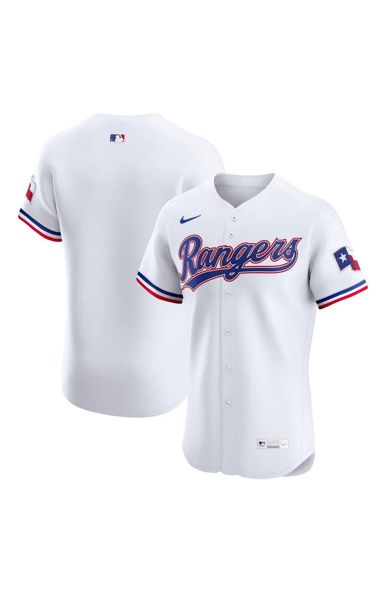 Nike Men's Nike White Texas Rangers Home Elite Jersey, Alternate, color, White