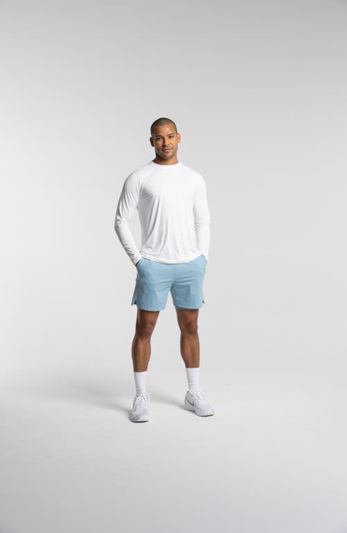 Avi Performance Pickleball Long Sleeve In White Lotus