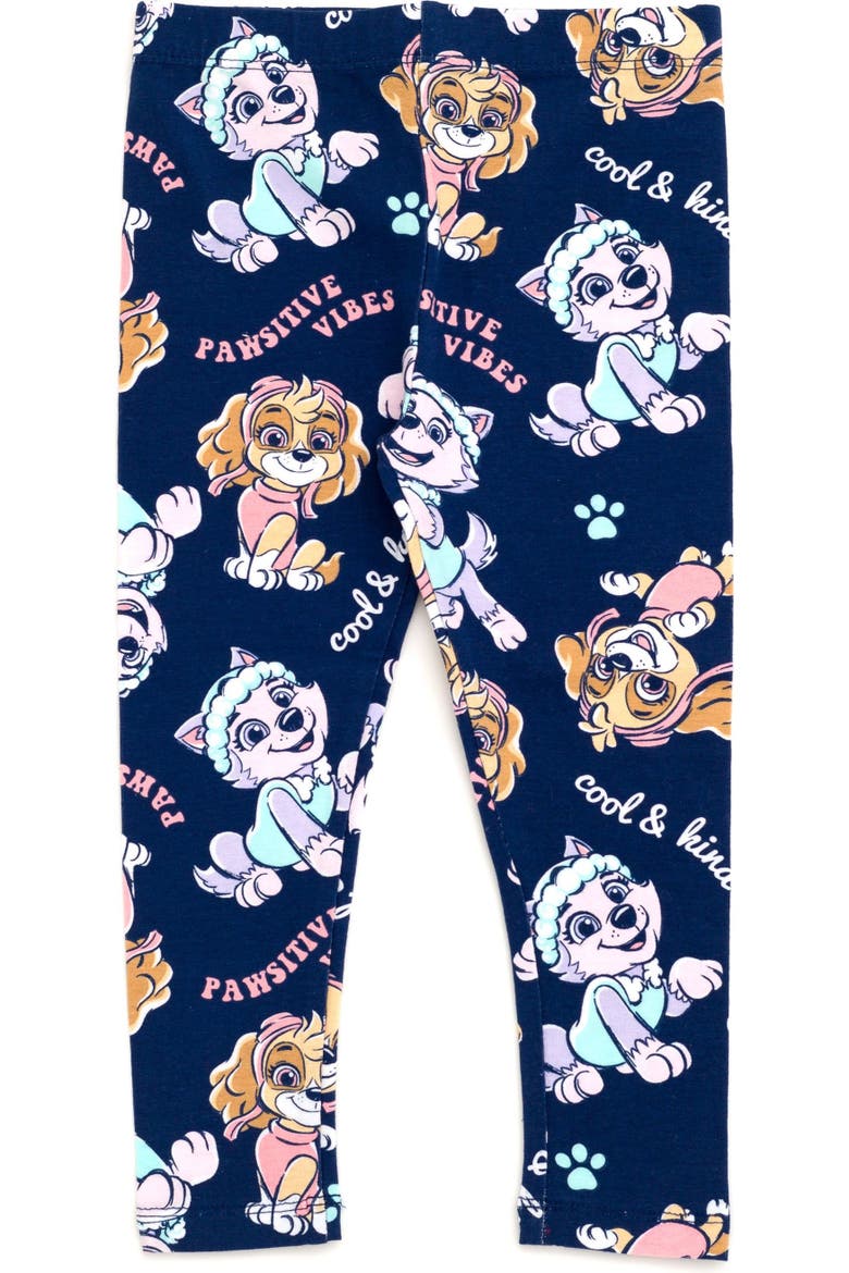 Fleece 2-Piece Sweatshirt and Leggings Set, Alternate, color, Pink Navy Skye Everest