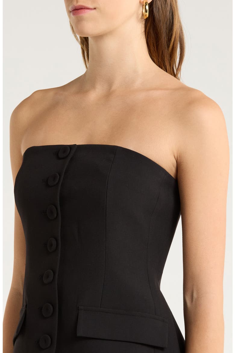 Phoebe The Dream Bustier Top, Alternate, color, BLACK