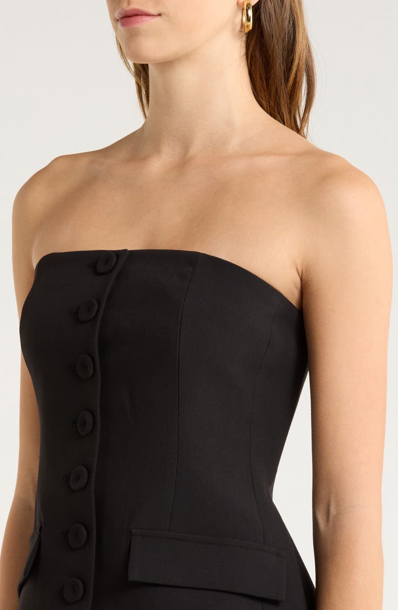 Favorite Daughter Phoebe The Dream Bustier Top, Alternate, color, Black