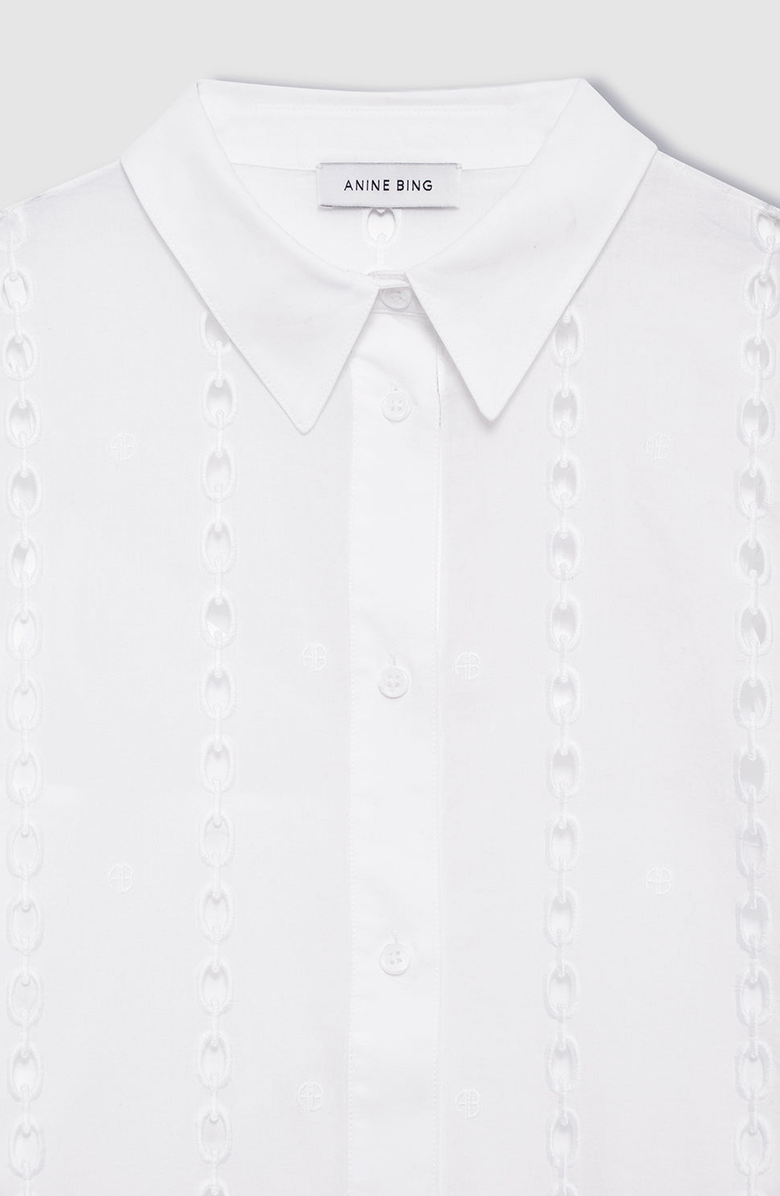 ANINE BING Marianne Dress, Alternate, color, White