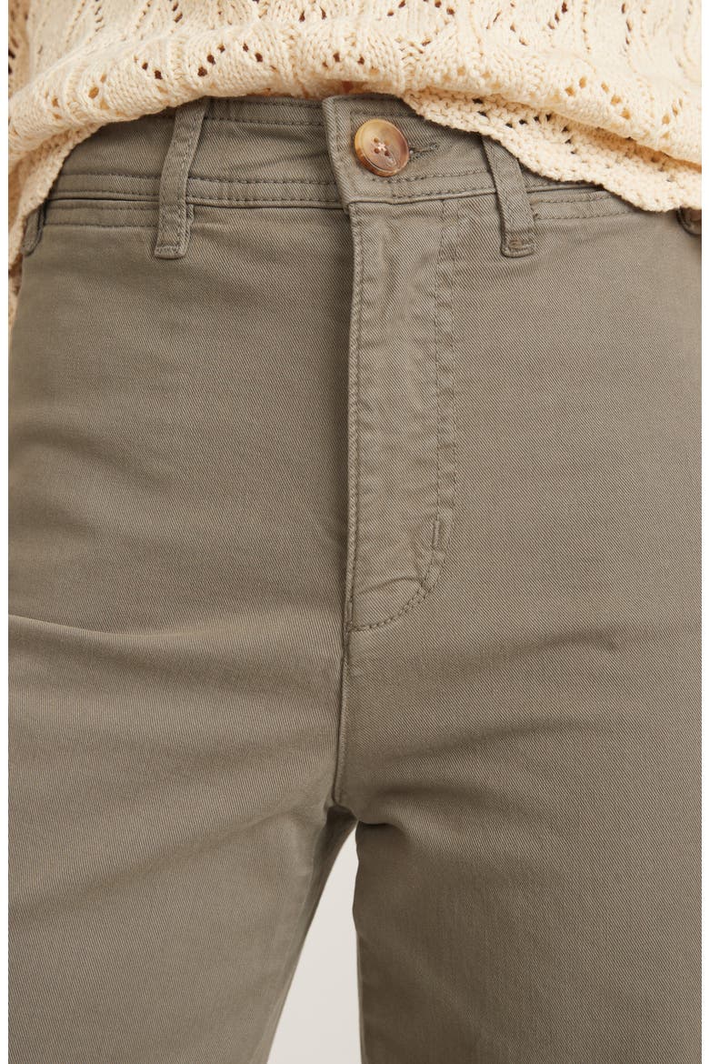Bridget Wide Leg Crop Pants, Alternate, color, OLIVE