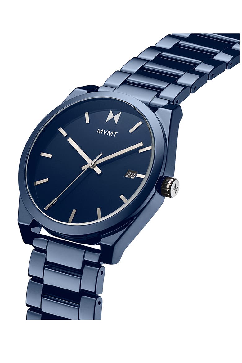 Element Ceramic Bracelet Watch, 43mm, Alternate, color, BLUE