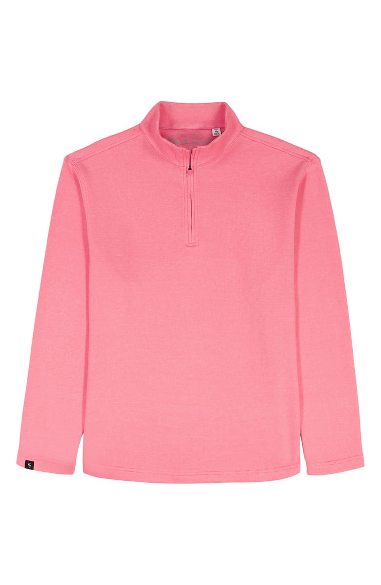 Robert Graham Troland Quarter Zip Pullover, Alternate, color, Pink Lemonade