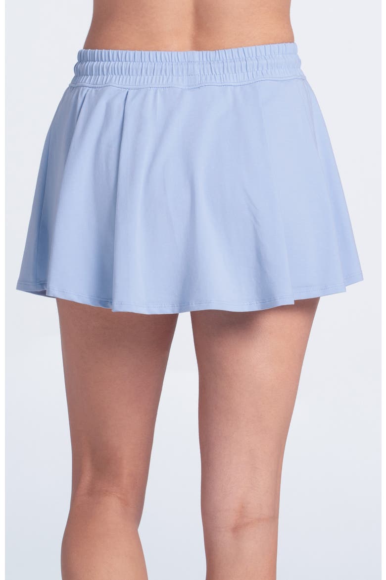 Womens' Pima Skirt, Alternate, color, Crystal Blue