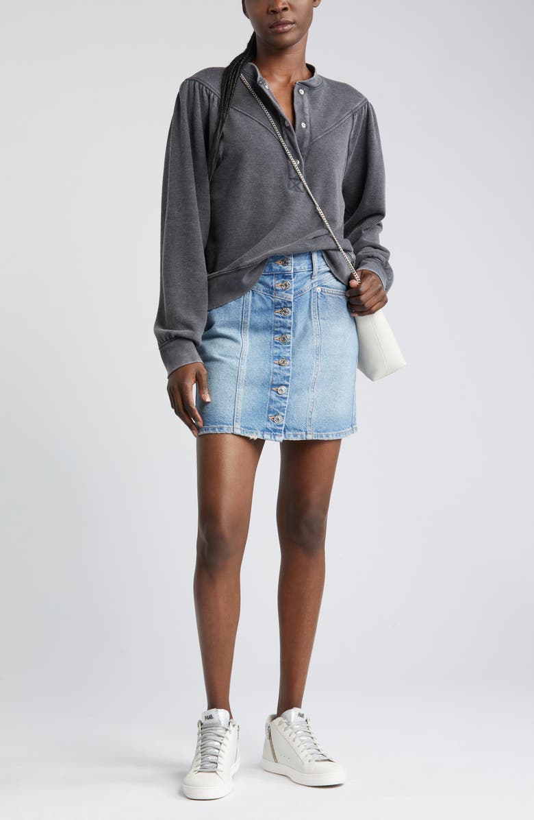 Rails Dex Snap Placket Sweatshirt, Main, color,