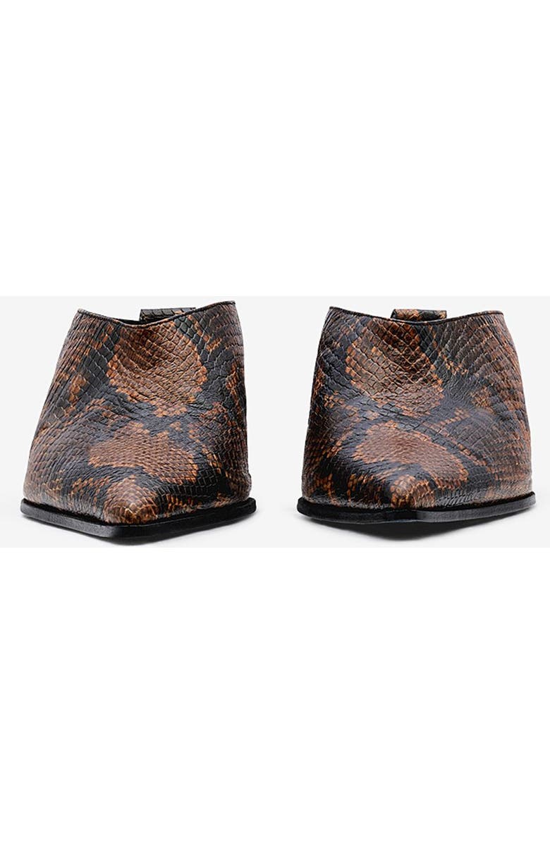 IRO Python Fauve Mule, Alternate, color, Black / Cognac