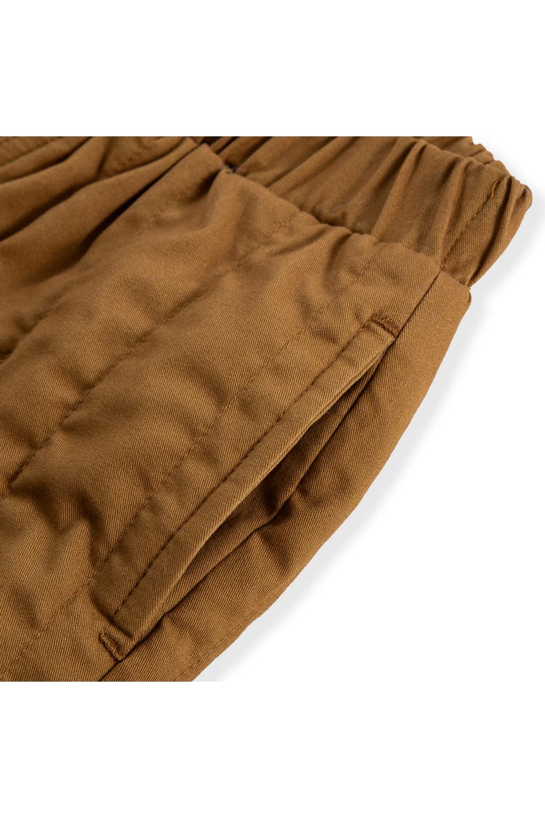Quilted Pants, Alternate, color, Golden Brown