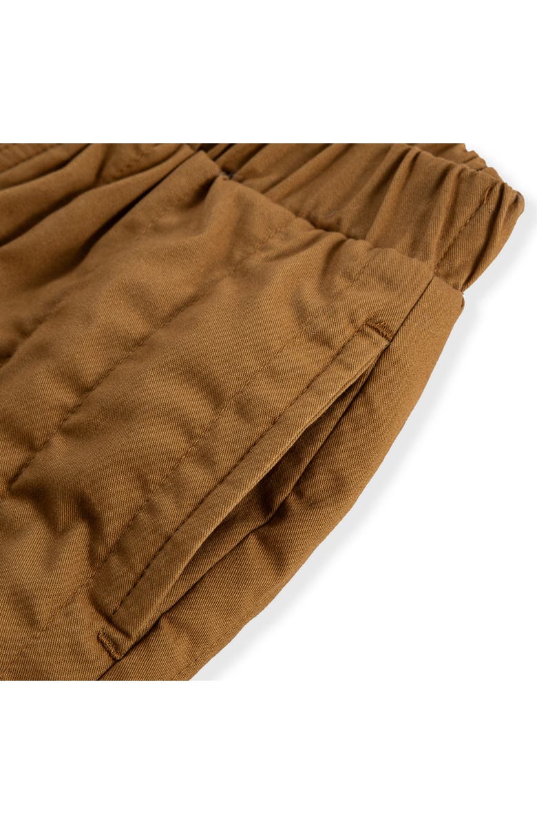 Milkbarn Quilted Pants, Alternate, color, Golden Brown