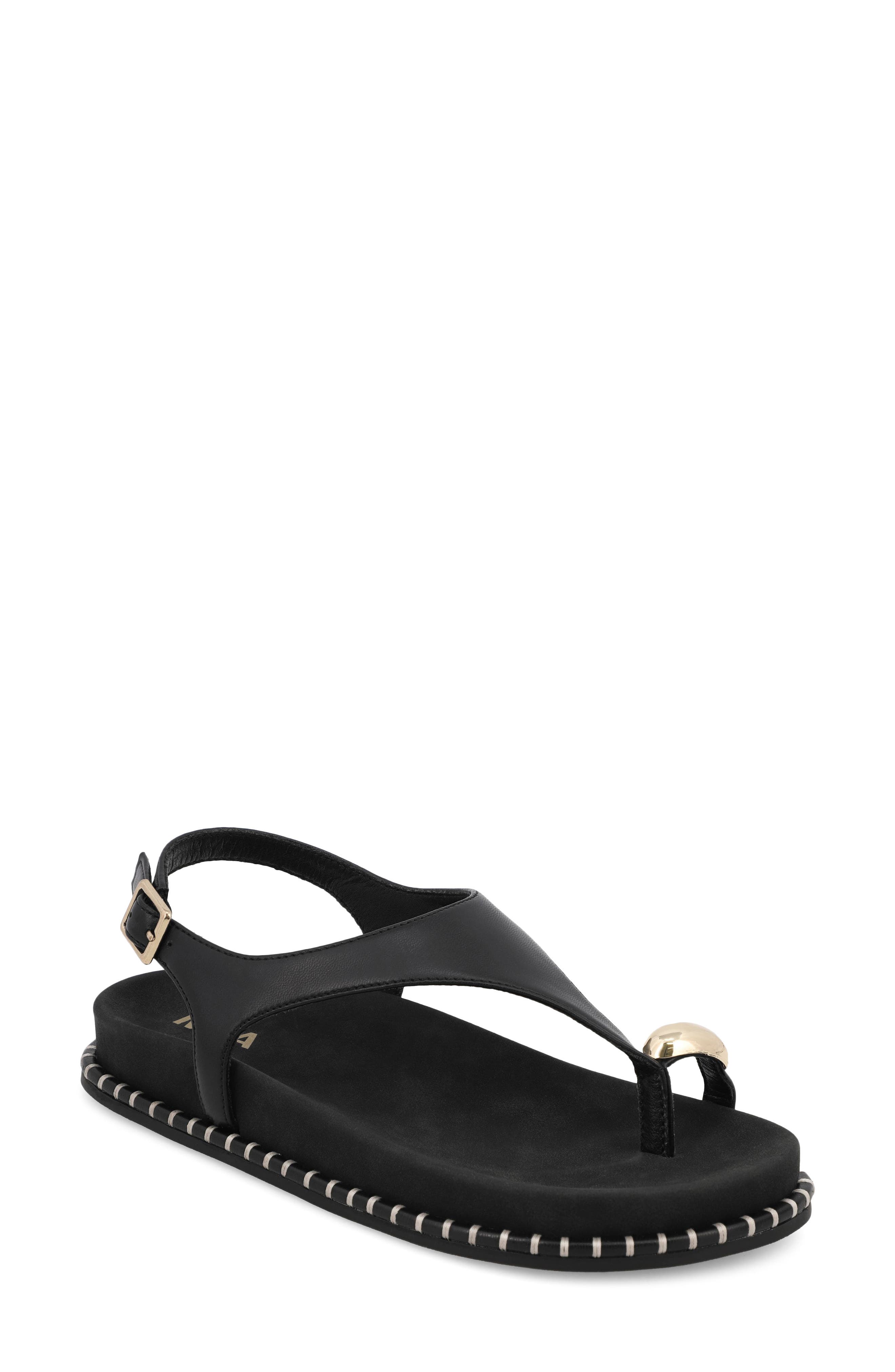 MIA Leilah Slingback Platform Sandal, Main, color, Black