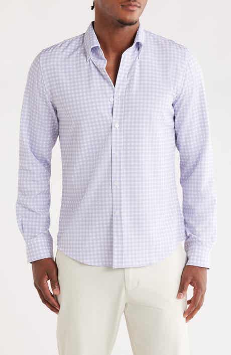 DENIM AND FLOWER Gingham Tech Long Sleeve Shirt