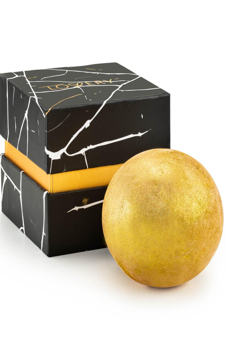 Lovery Sterling Silver Heart Pendant Necklace with Pouch, Bath Bomb, & Gift Box, Alternate, color, Gold