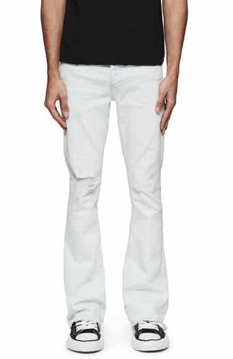 PURPLE BRAND Vintage Flare Distressed Blowout Jeans