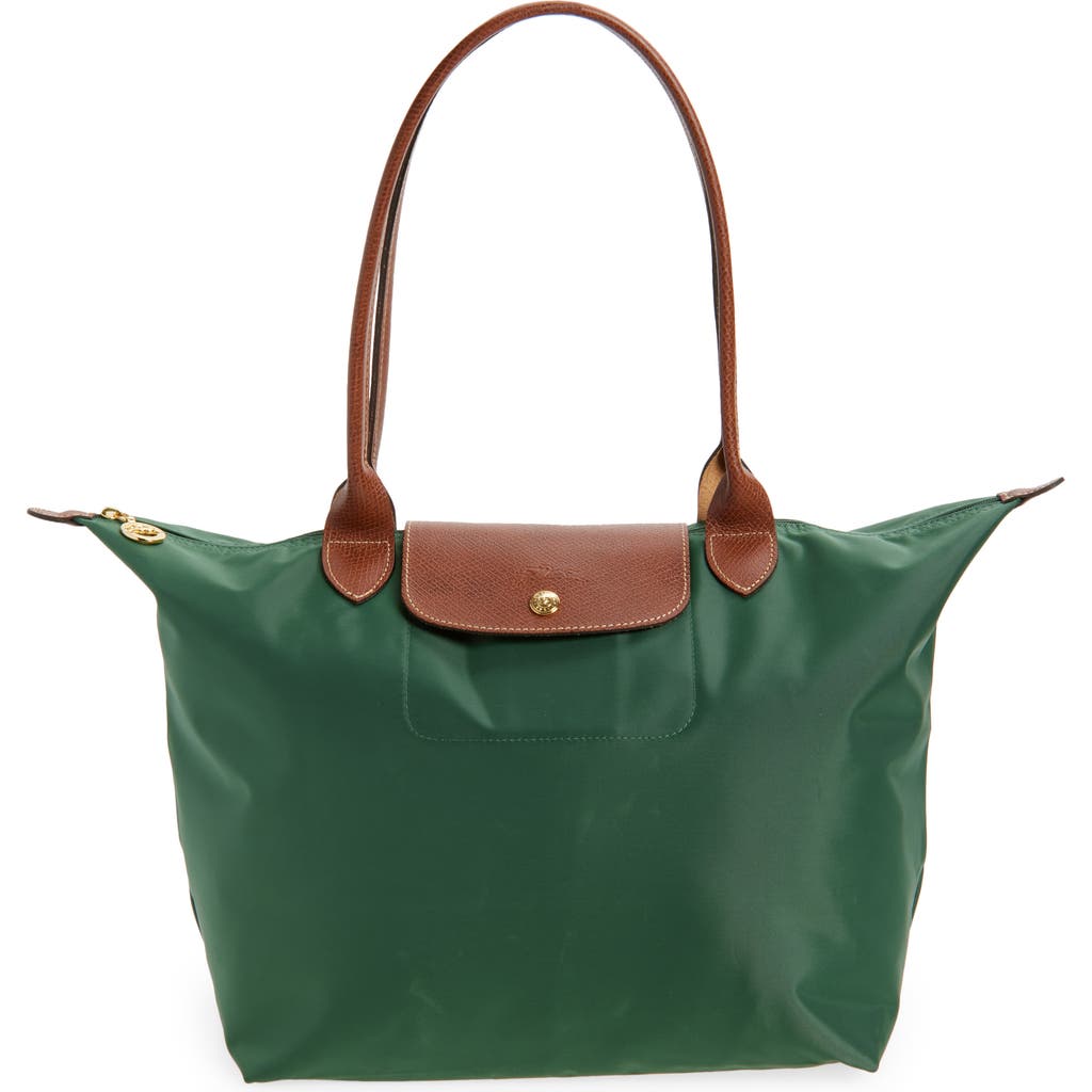 Longchamp Large Le Pliage Original Tote Bag In Green