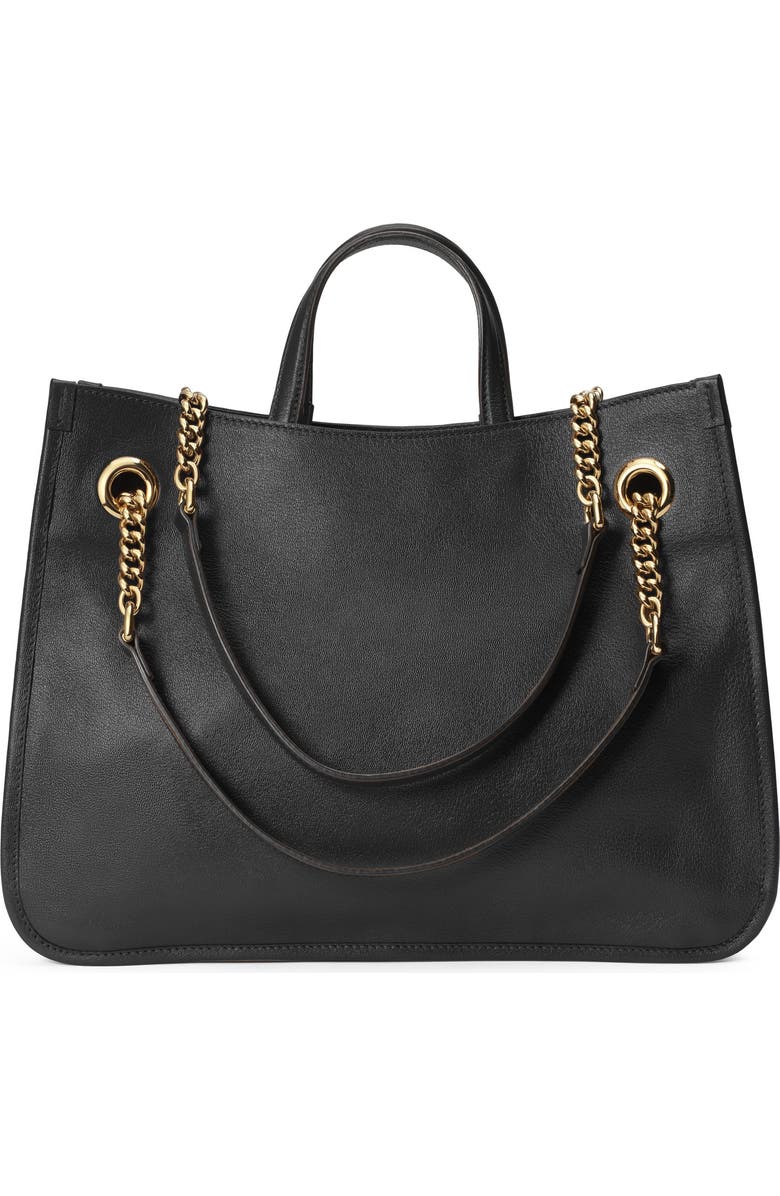 Gucci Medium 1955 Horsebit Convertible Leather Tote, Alternate, color,