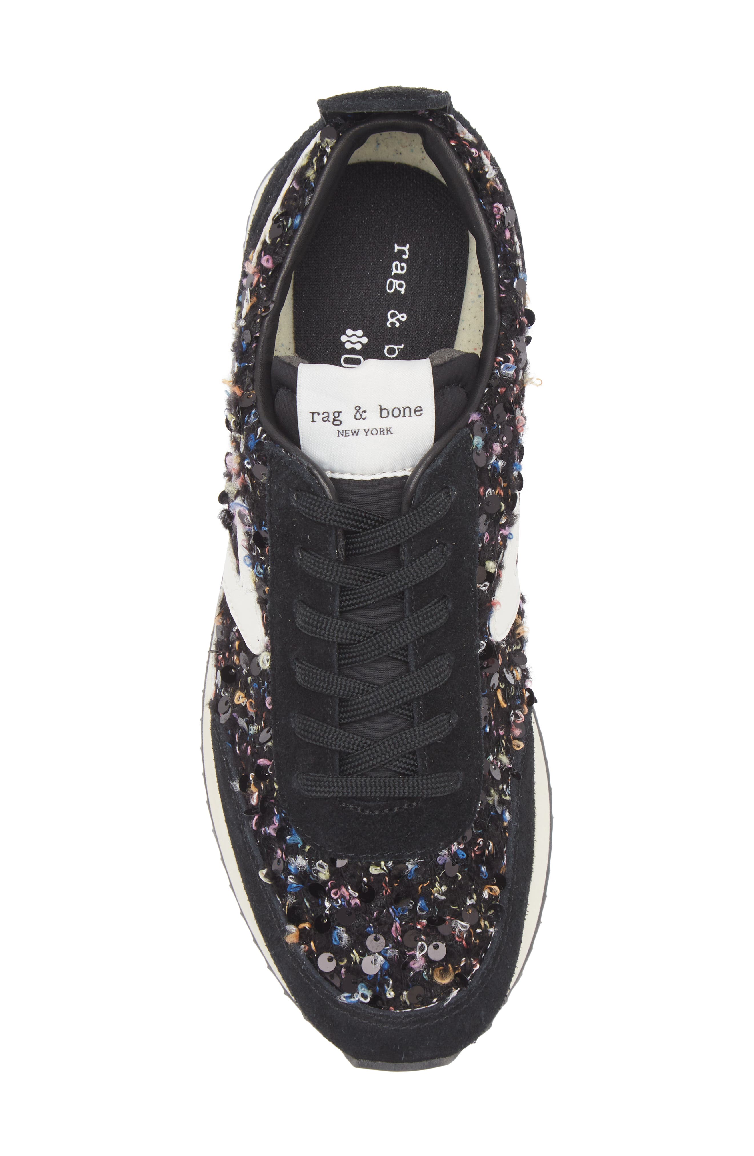 rag & bone Retro Runner Bouclé Sneaker, Alternate, color, 