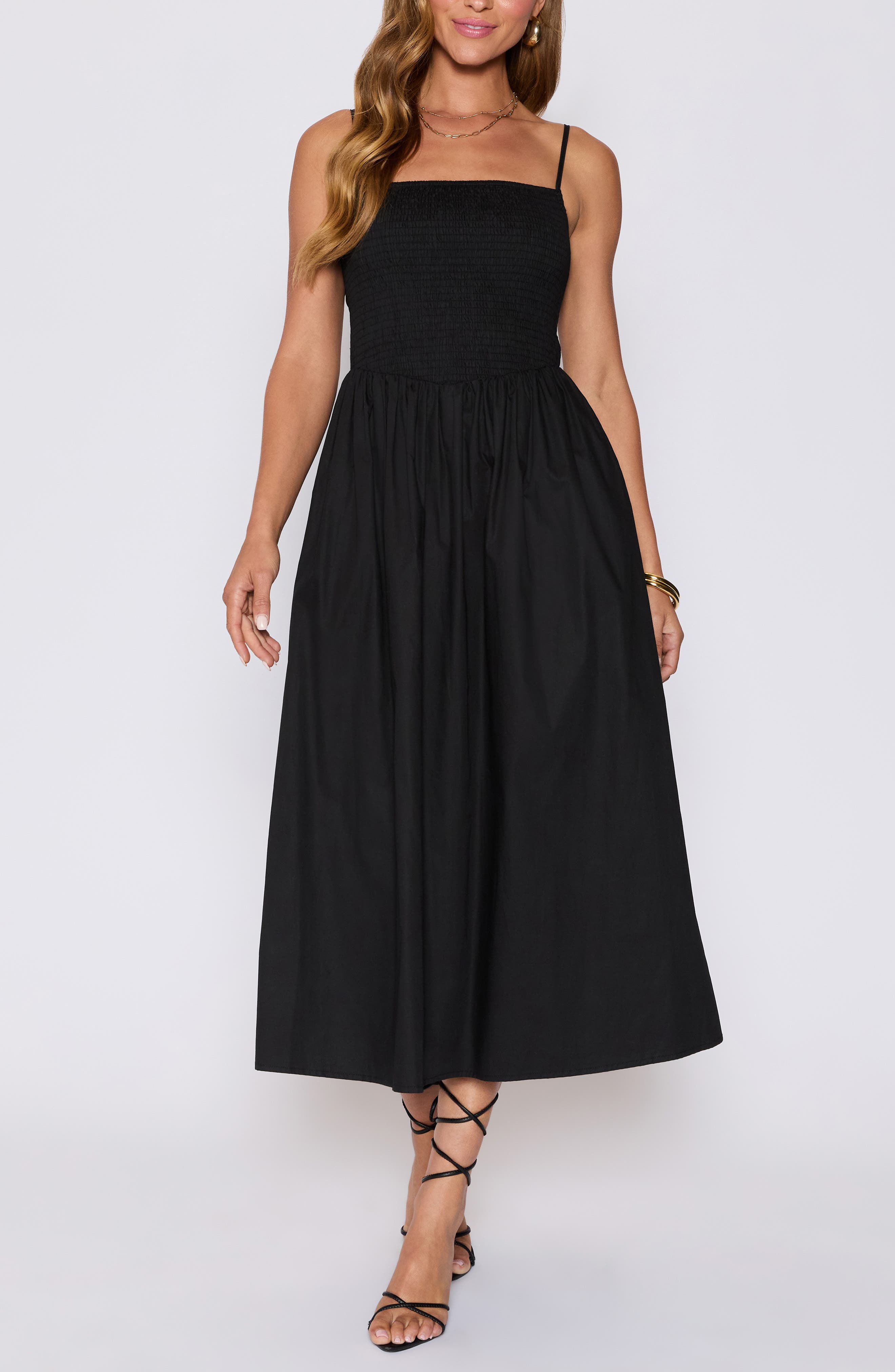 Essential Smocked Cotton Sundress