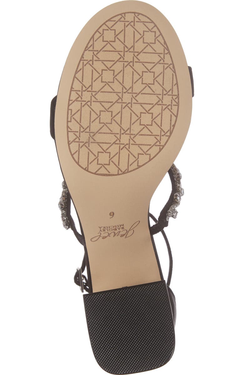 Jewel Badgley Mischka Alamea Block Heel Sandal, Alternate, color,