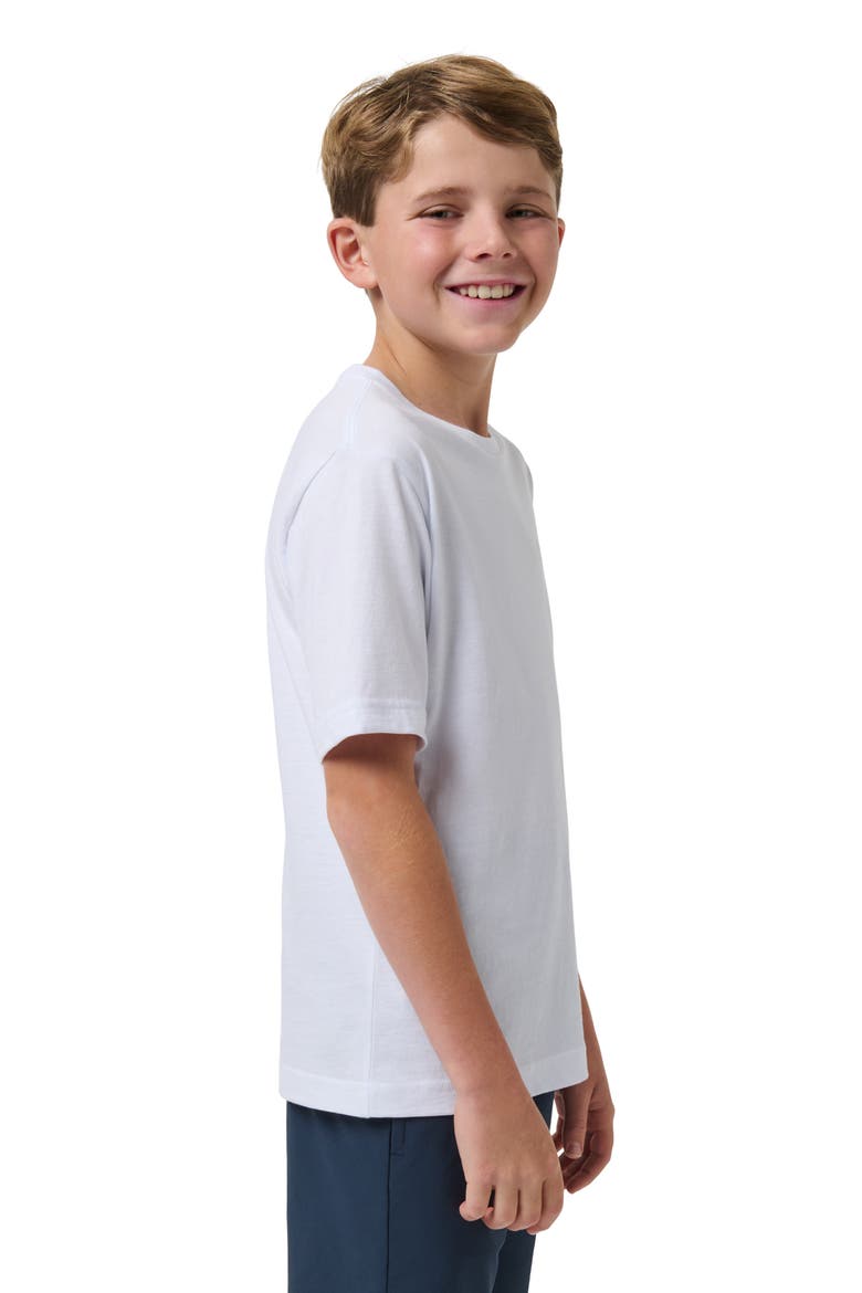 Kids' Y Street Festival Cotton Graphic T-Shirt, Alternate, color, WHITE