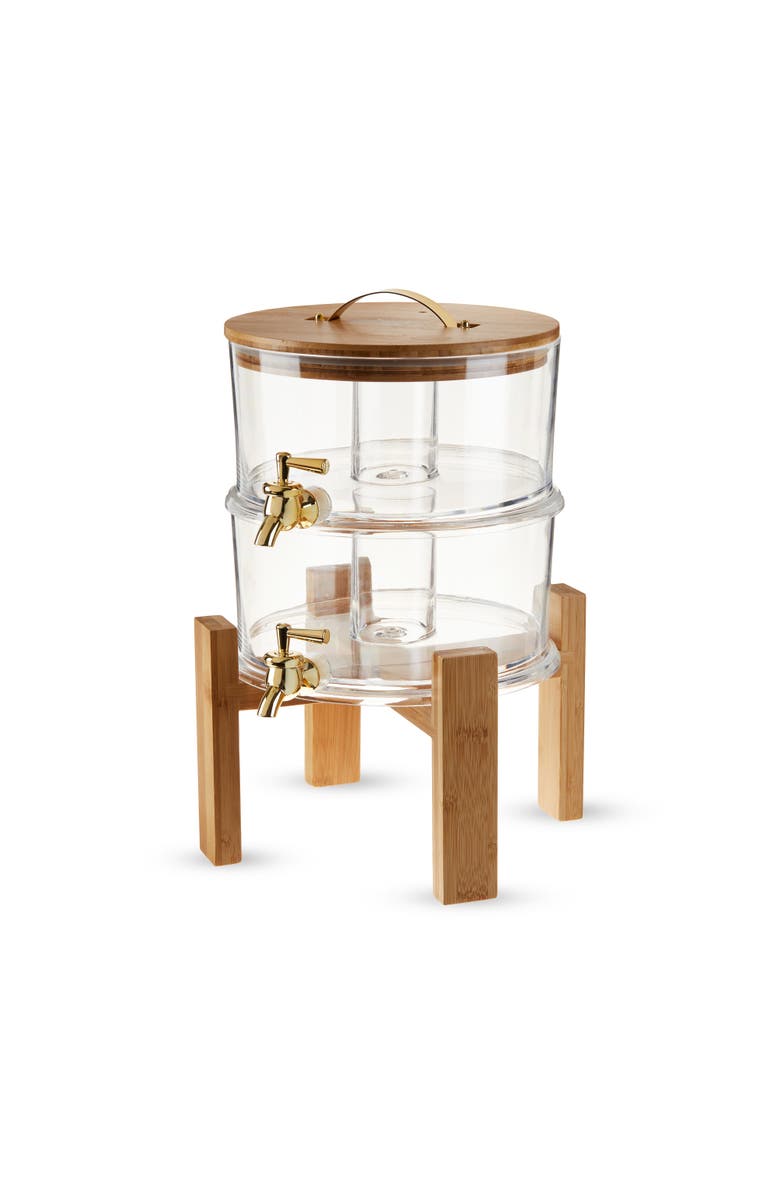 TWINE Outdoor Double Drink Dispenser, Alternate, color, Clear