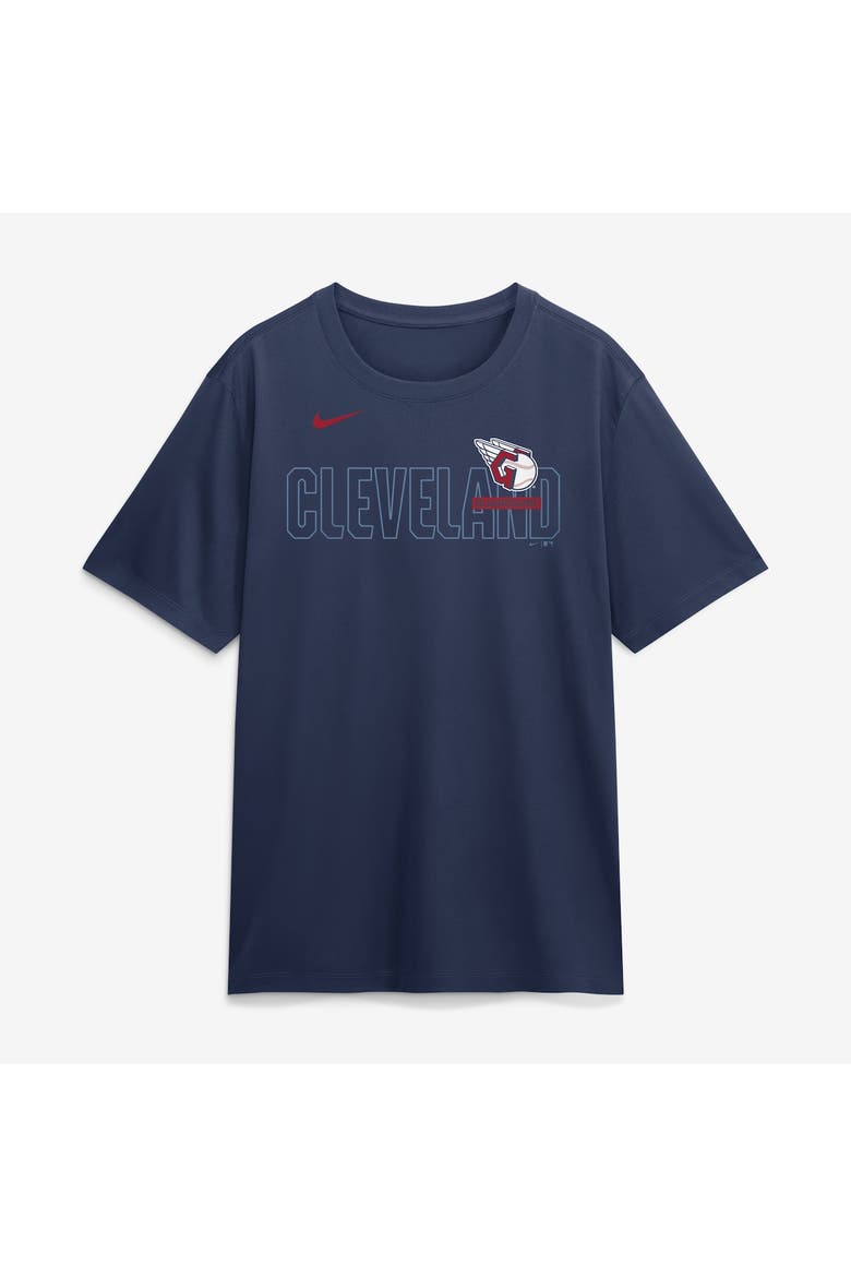 Men's Nike Navy Cleveland Guardians Knockout Team Legend Dri-FIT T-Shirt, Alternate, color, Navy