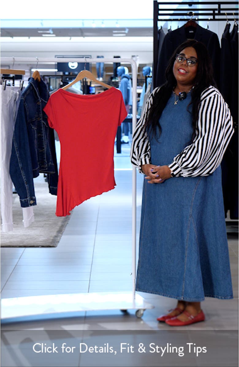 Ruched Asymmetric Top, sales video thumbnail