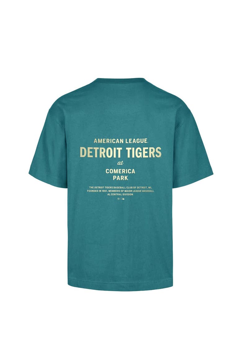 Men's '47  Hunter Green Detroit Tigers Leon Foundation T-Shirt, Alternate, color, Hunter Green