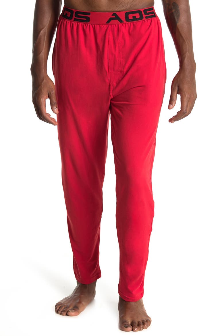 Slim Fit Lounge Pants, Alternate, color, RED