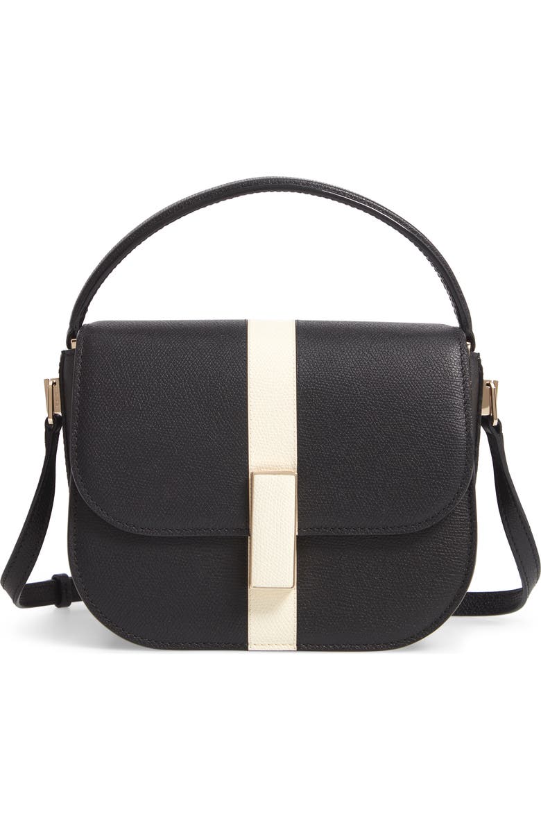 Valextra Iside Stripe Top Handle Bag, Main, color,