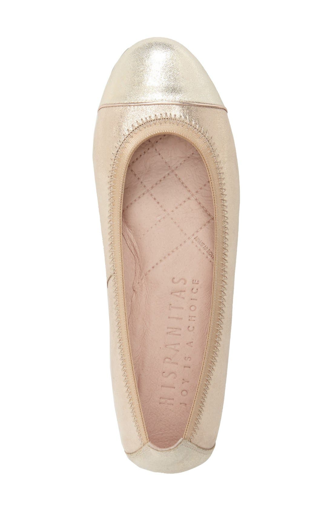Hispanitas 'Cali' Metallic Cap Toe Pump, Alternate, color, 