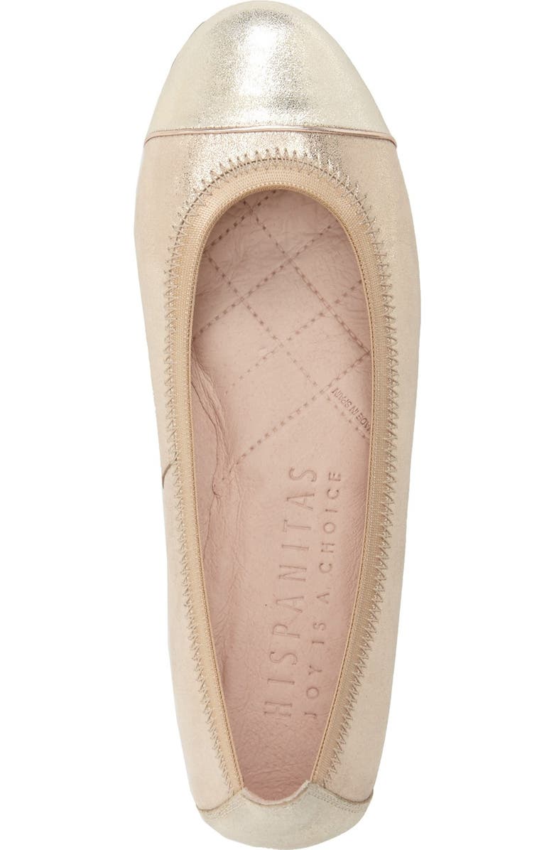 Hispanitas 'Cali' Metallic Cap Toe Pump, Alternate, color,