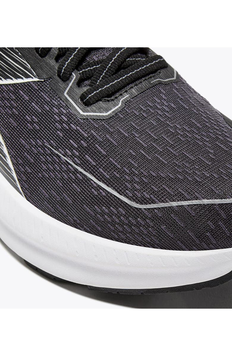 Diadora Mythos Blushield Volo 5 Sneaker, Alternate, color, Black/White