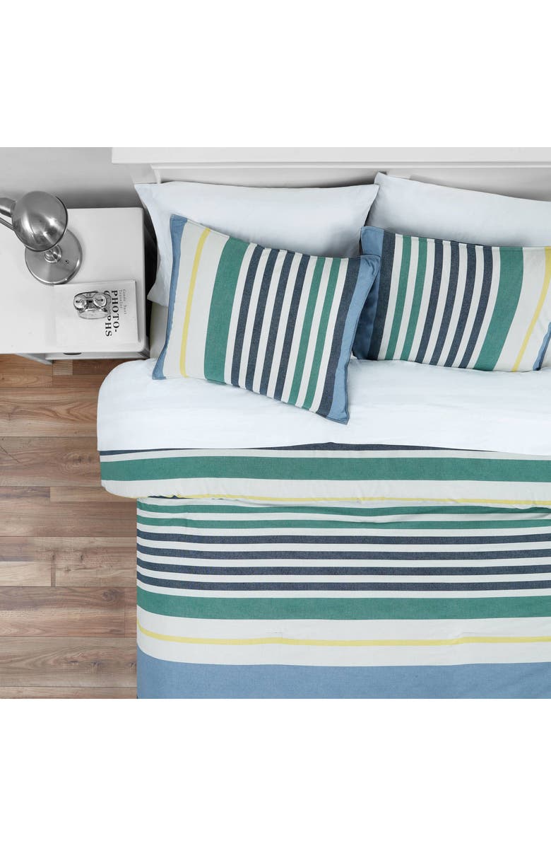 Nautica Dover Cotton Comforter Set, Alternate, color, Blue Multi