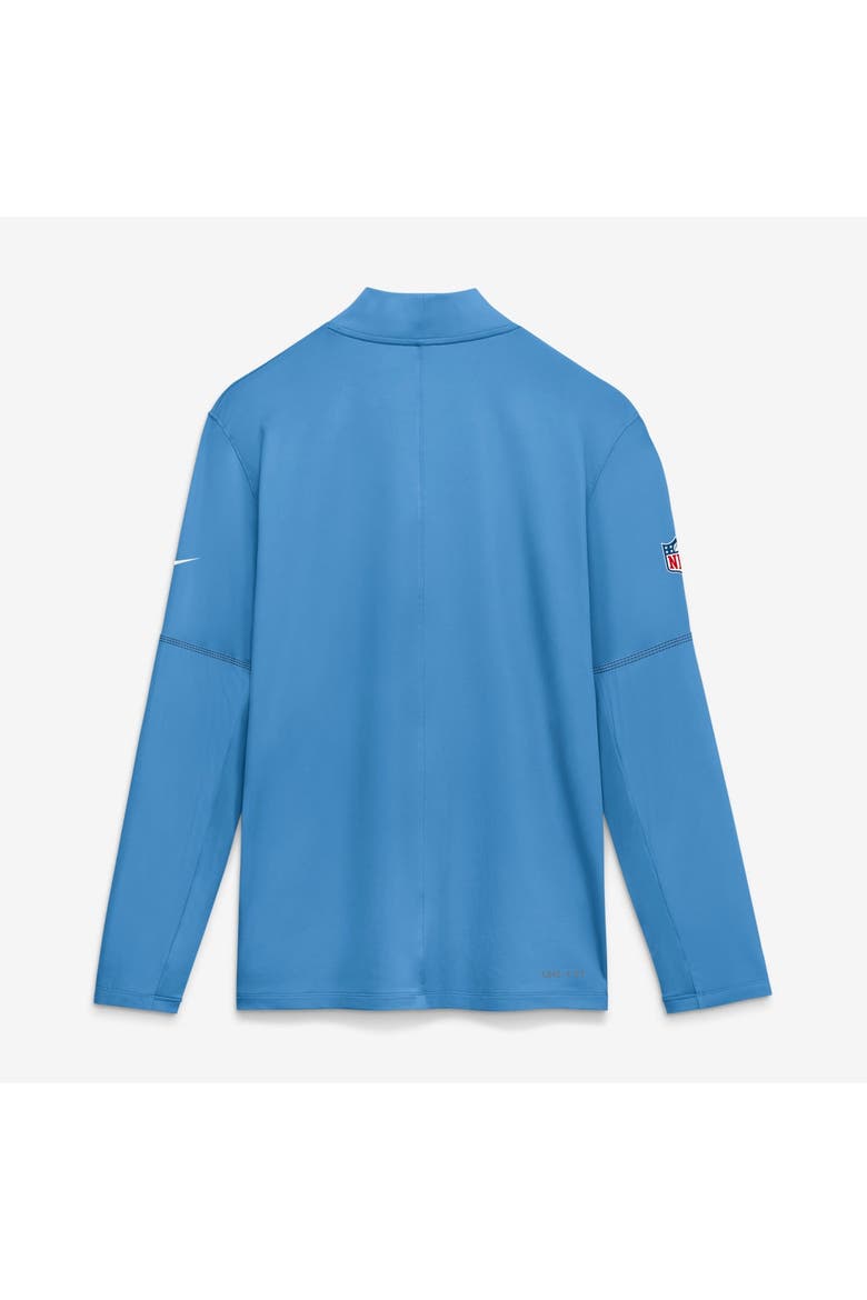 Men's Nike Light Blue Tennessee Titans Sideline Logo Glory Midweight Dri-FIT Half-Zip Pullover, Alternate, color, Light Blue