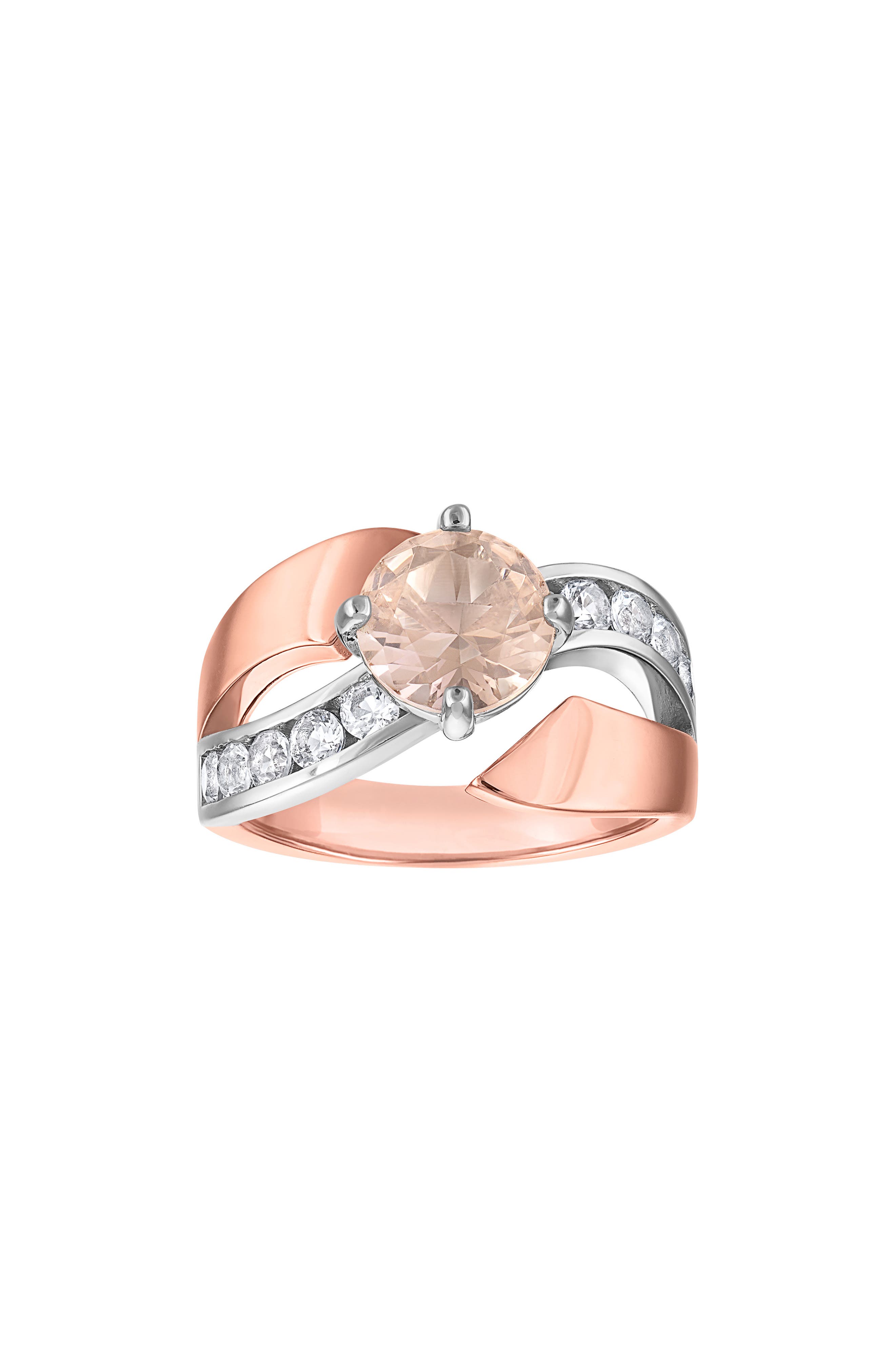 Bypass Cubic Zirconia Ring